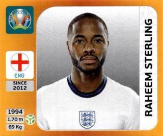 Raheem Sterling – UEFA Euro 2020 Tournament Edition - 678 stickers version, Nr. 421