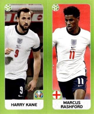 Harry Kane / Marcus Rashford – UEFA Euro 2020 Tournament Edition - 678 stickers version, Nr. 426