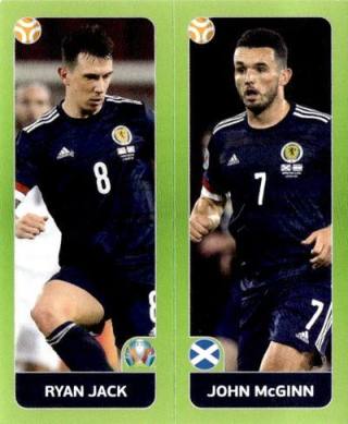 Ryan Jack / John McGinn – UEFA Euro 2020 Tournament Edition - 678 stickers version, Nr. 431