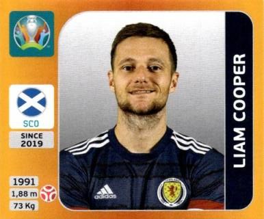 Liam Cooper – UEFA Euro 2020 Tournament Edition - 678 stickers version, Nr. 437