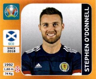 Stephen O'Donnell – UEFA Euro 2020 Tournament Edition - 678 stickers version, Nr. 440