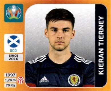 Kieran Tierney – UEFA Euro 2020 Tournament Edition - 678 stickers version, Nr. 443