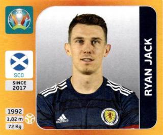 Ryan Jack – UEFA Euro 2020 Tournament Edition - 678 stickers version, Nr. 447