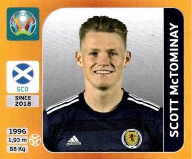Scott McTominay – UEFA Euro 2020 Tournament Edition - 678 stickers version, Nr. 451