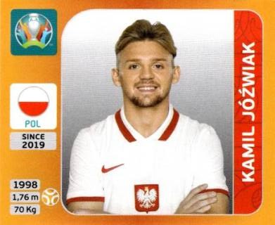 Kamil Jóźwiak – UEFA Euro 2020 Tournament Edition - 678 stickers version, Nr. 471