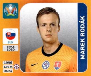 Marek Rodák – UEFA Euro 2020 Tournament Edition - 678 stickers version, Nr. 493
