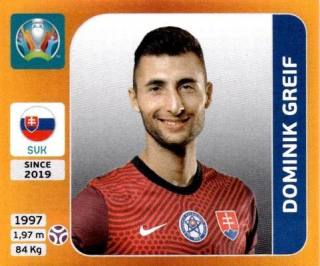 Dominik Greif – UEFA Euro 2020 Tournament Edition - 678 stickers version, Nr. 494