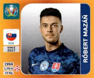 Róbert Mazáň – UEFA Euro 2020 Tournament Edition - 678 stickers version, Nr. 496