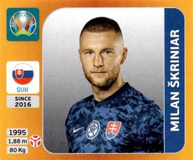 Milan Škriniar – UEFA Euro 2020 Tournament Edition - 678 stickers version, Nr. 499