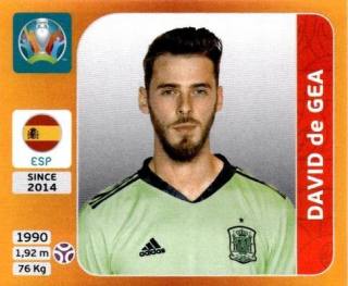 David de Gea – UEFA Euro 2020 Tournament Edition - 678 stickers version, Nr. 515