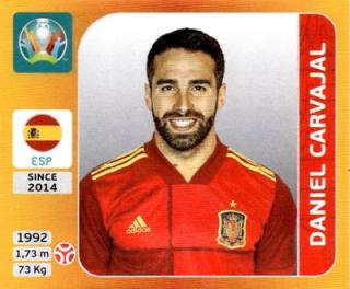 Dani Carvajal – UEFA Euro 2020 Tournament Edition - 678 stickers version, Nr. 516