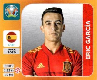 Eric García – UEFA Euro 2020 Tournament Edition - 678 stickers version, Nr. 518