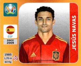 Jesús Navas – UEFA Euro 2020 Tournament Edition - 678 stickers version, Nr. 519
