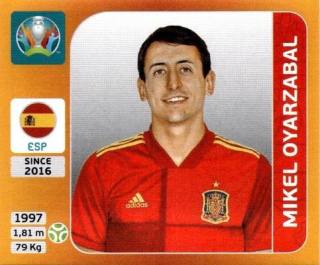 Mikel Oyarzabal – UEFA Euro 2020 Tournament Edition - 678 stickers version, Nr. 532
