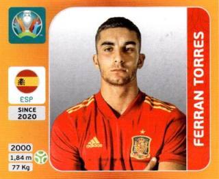 Ferran Torres – UEFA Euro 2020 Tournament Edition - 678 stickers version, Nr. 533