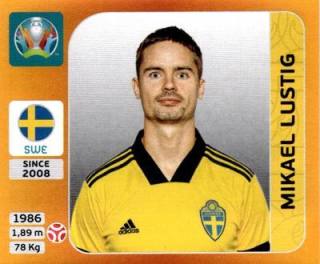 Mikael Lustig – UEFA Euro 2020 Tournament Edition - 678 stickers version, Nr. 554