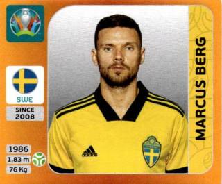 Marcus Berg – UEFA Euro 2020 Tournament Edition - 678 stickers version, Nr. 563