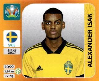 Alexander Isak – UEFA Euro 2020 Tournament Edition - 678 stickers version, Nr. 564