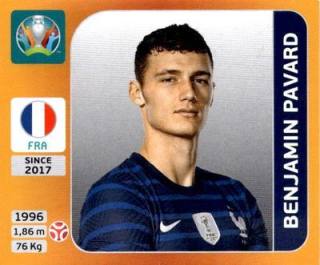 Benjamin Pavard – UEFA Euro 2020 Tournament Edition - 678 stickers version, Nr. 578