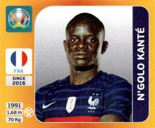 N’Golo Kanté – UEFA Euro 2020 Tournament Edition - 678 stickers version, Nr. 582