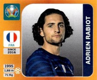 Adrien Rabiot – UEFA Euro 2020 Tournament Edition - 678 stickers version, Nr. 585