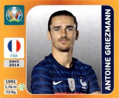 Antoine Griezmann – UEFA Euro 2020 Tournament Edition - 678 stickers version, Nr. 589