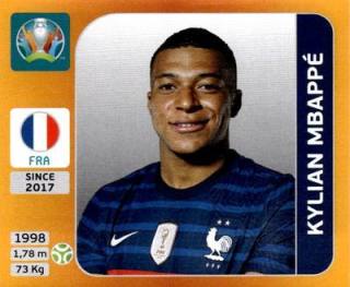 Kylian Mbappé – UEFA Euro 2020 Tournament Edition - 678 stickers version, Nr. 591