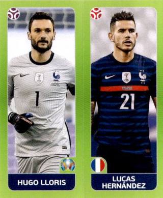Hugo Lloris / Lucas Hernández – UEFA Euro 2020 Tournament Edition - 678 stickers version, Nr. 592