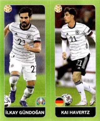 İlkay Gündoğan / Kai Havertz – UEFA Euro 2020 Tournament Edition - 678 stickers version, Nr. 601