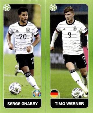 Serge Gnabry / Timo Werner – UEFA Euro 2020 Tournament Edition - 678 stickers version, Nr. 603