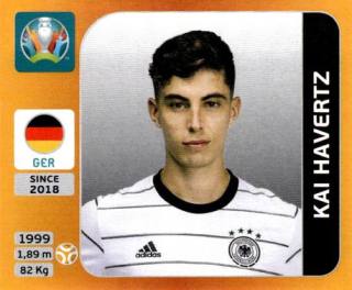 Kai Havertz – UEFA Euro 2020 Tournament Edition - 678 stickers version, Nr. 618