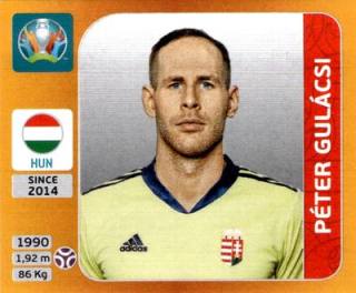 Péter Gulácsi – UEFA Euro 2020 Tournament Edition - 678 stickers version, Nr. 626