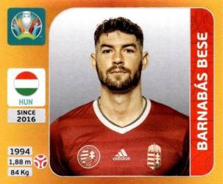 Barnabás Bese – UEFA Euro 2020 Tournament Edition - 678 stickers version, Nr. 628