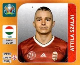 Attila Szalai – UEFA Euro 2020 Tournament Edition - 678 stickers version, Nr. 634