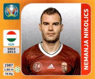 Nemanja Nikolić – UEFA Euro 2020 Tournament Edition - 678 stickers version, Nr. 643