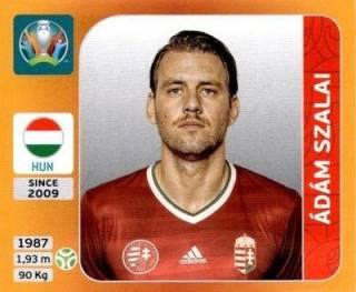 Ádám Szalai – UEFA Euro 2020 Tournament Edition - 678 stickers version, Nr. 645