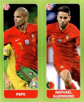 Pepe / Raphaël Guerreiro – UEFA Euro 2020 Tournament Edition - 678 stickers version, Nr. 653