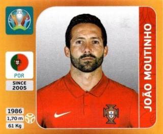 João Moutinho – UEFA Euro 2020 Tournament Edition - 678 stickers version, Nr. 671