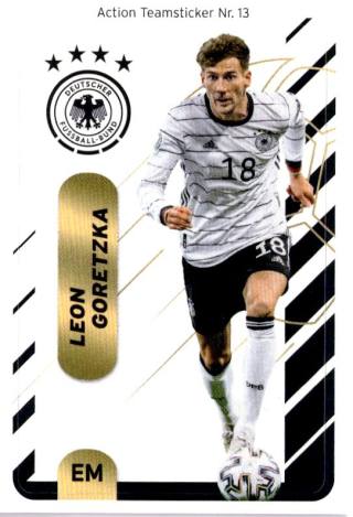 Leon Goretzka – EM 2021 - DFB Teamsticker (Ferrero), nr A13