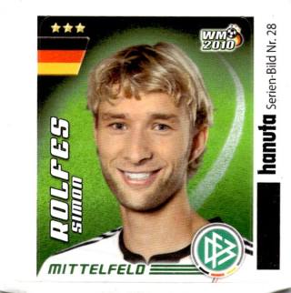 Simon Rolfes – WM 2010 - Goal! (Ferrero), no. 28