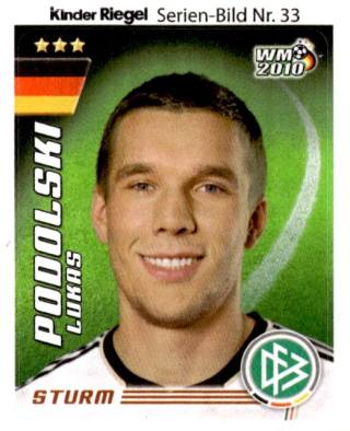 Lukas Podolski – WM 2010 - Goal! (Ferrero), Nr. 33