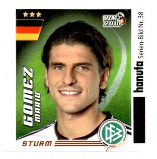 Mario Gomez – WM 2010 - Goal! (Ferrero), Nr. 38