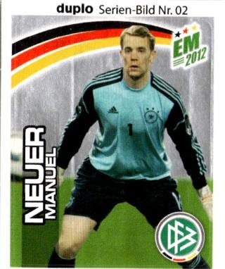 Manuel Neuer – EM 2012 - DFB Stars (Ferrero), no. 2