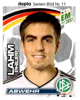 Philipp Lahm – EM 2012 - DFB Stars (Ferrero), no. 11