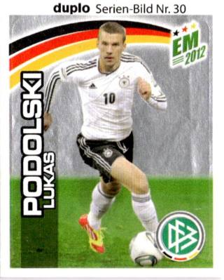 Lukas Podolski – EM 2012 - DFB Stars (Ferrero), no. 30
