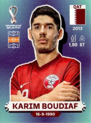 Karim Boudiaf – FIFA World Cup 2022 Qatar - Standard Edition, Nr. QAT12