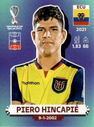 Piero Hincapié – FIFA World Cup 2022 Qatar - Standard Edition, Nr. ECU8