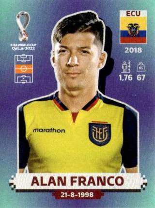Alan Franco Palma – FIFA World Cup 2022 Qatar - Standard Edition, Nr. ECU12