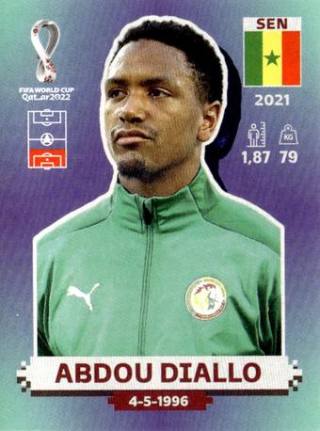 Abdou Diallo – FIFA World Cup 2022 Qatar - Standard Edition, Nr. SEN7