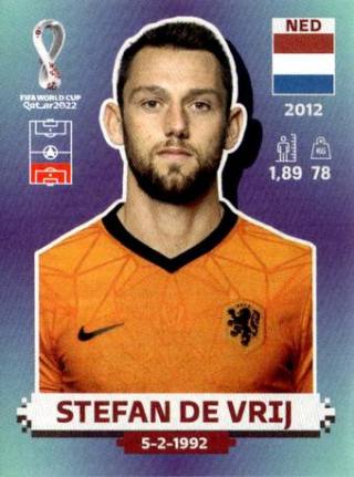 Stefan de Vrij – FIFA World Cup 2022 Qatar - Standard Edition, Nr. NED7